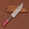 The Crafted Edge Damascus Steel Fillet Knife With Polished Handle 3