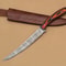 HandForged Damascus Steel Chef Fillet Knife 13 Kitchen Hunting Knife With Wood Handle 2