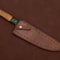 Custom Damascus Chef Fillet Knife Elegant Pakka Wood Handle Sharp Forged Blade 3