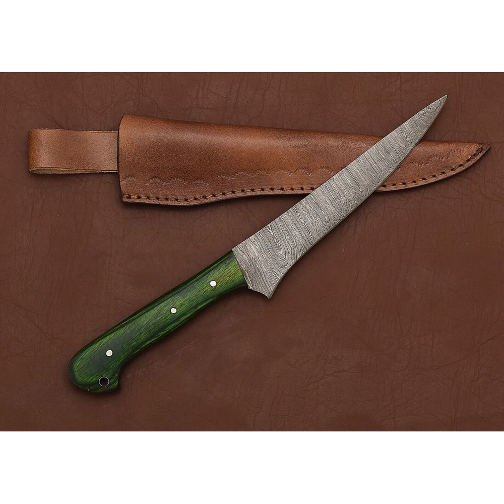 Professional Damascus Steel Fillet Knife HandForged For Precision Durability 1