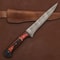 Artisan Handmade Damascus Kitchen Knife Razor Sharp Blade With Wood Handle 1