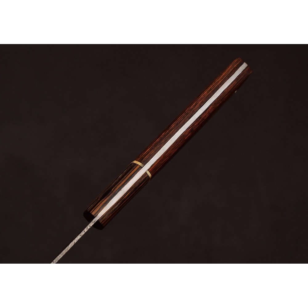 The Artisan Edge Handmade Damascus Steel Chef Knife With Leather Cover 3