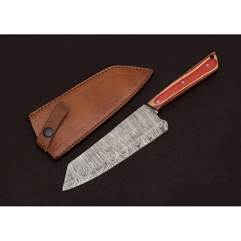 Premium Damascus Steel Knife 8 Fillet Blade For Kitchen Hunting 0