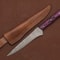 Damascus Steel Chef Companion Elegant Wood Handle Sharp Forged Blade 0