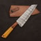 Handcrafted Damascus Steel Knife Perfect For Kitchen Hunting Survival 1