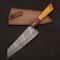 Handcrafted Damascus Steel Knife Perfect For Kitchen Hunting Survival 2