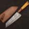 Handcrafted Damascus Steel Knife Perfect For Kitchen Hunting Survival 0