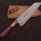 The Culinary Forge Damascus Steel Chef Knife With Wood Handle 1