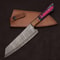 The Culinary Forge Damascus Steel Chef Knife With Wood Handle 2