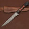 Master Crafted Damascus Steel Knife Elegant Wood Handle Razor Edge 2
