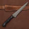 The Steel Artisan  Custom Handmade Damascus Fillet Knife With Leather Case 1