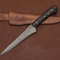The Steel Artisan  Custom Handmade Damascus Fillet Knife With Leather Case 2