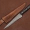The Steel Artisan Custom Handmade Damascus Fillet Knife With Leather Case 0