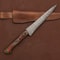 Damascus Steel Kitchen Master Knife Handmade 13 Fillet Knife With Wooden Handle 1