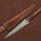 Damascus Steel Kitchen Master Knife Handmade 13 Fillet Knife With Wooden Handle 0
