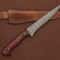 Custom Damascus Steel Kitchen Knife 8 Fillet Blade With Pakka Wood Handle 1