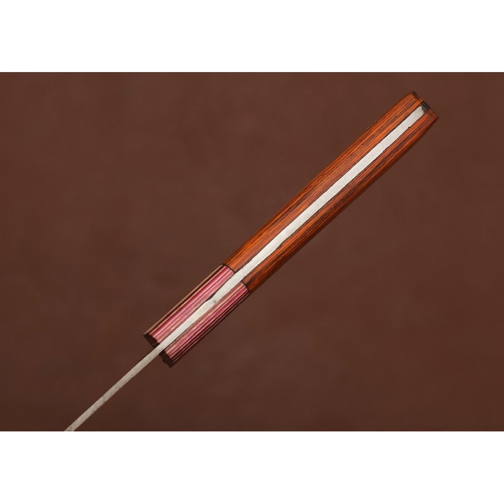 Custom HandForged Damascus Steel Knife Perfect For Chefs Hunters Campers 3