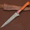 Custom HandForged Damascus Steel Knife Perfect For Chefs Hunters Campers 0