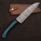 Damascus Steel Masterpiece Knife Custom Chef Hunting Blade With Wood Handle 1