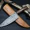 Damascus Steel Survival Knife ChefGrade Handmade Fillet Blade For Outdoor Use 0