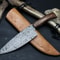 Damascus Steel Survival Knife ChefGrade Handmade Fillet Blade For Outdoor Use 0