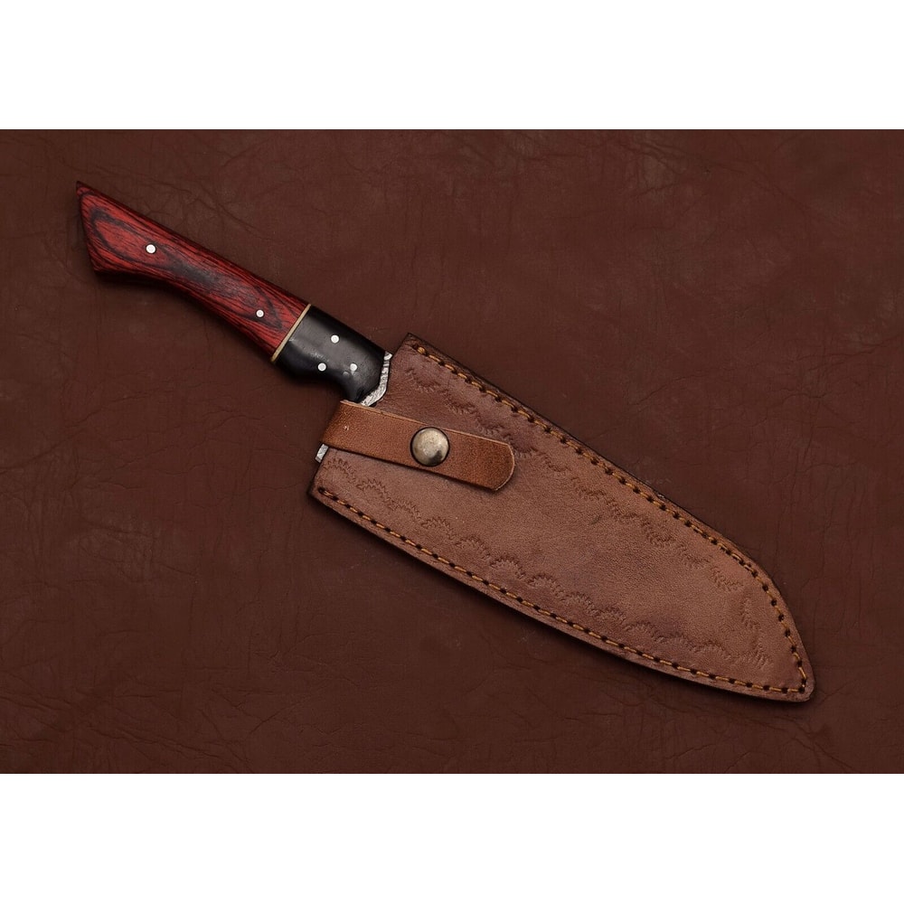 HandForged Damascus Chef Knife 13 Fillet Blade For Kitchen Adventure 3