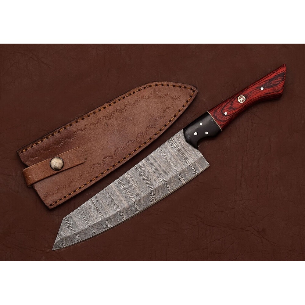 HandForged Damascus Chef Knife 13 Fillet Blade For Kitchen Adventure 0