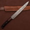 Damascus Steel Bowie Knife Handmade 8 Chef Fillet Knife With Leather Sheath 1