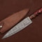 Custom Damascus Steel Fillet Knife Razor Sharp Blade For Kitchen Or Camping 0