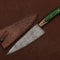 Damascus Steel Outdoor Chef Knife 13 HandForged Blade With Wood Handle 0