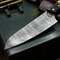 HandForged Damascus Steel Chef Knife With Natural Ram Horn Handle 2
