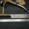 Premium Handmade Damascus Steel Cooking Knife With Wood Grip Cowhide Sheath 4