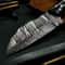 Custom Forged Damascus Steel Kitchen Knife Bone Handle Full Tang Design 3