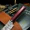 Custom Damascus Steel Hunting Knife Resin Handle Full Tang Design 1