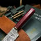 Custom Damascus Steel Hunting Knife Resin Handle Full Tang Design 1