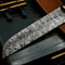 Custom Damascus Steel Hunting Knife Resin Handle Full Tang Design 2