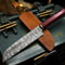 Custom Damascus Steel Hunting Knife Resin Handle Full Tang Design 0