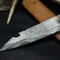 Unique Handmade Damascus Steel Knife Resin Handle Full Tang Blade 1