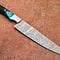 Authentic Damascus Steel Kitchen Knife Handmade Resin Handle 2