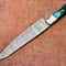 Authentic Damascus Steel Kitchen Knife Handmade Resin Handle 3