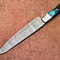 Authentic Damascus Steel Kitchen Knife Handmade Resin Handle 3