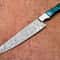 Authentic Damascus Steel Kitchen Knife Handmade Resin Handle 0