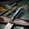 Custom Handmade Damascus Knife Resin Handle For Chefs Hunters 1