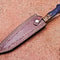 Handcrafted Damascus Steel Chef Knife Resin Grip Leather Case 2