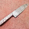 Custom Damascus Steel Hunting Knife Resin Handle Full Tang Design 1