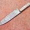 Custom Damascus Steel Hunting Knife Resin Handle Full Tang Design 3