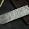 HandForged Damascus Steel Knife With Wooden Handle For Kitchen Outdoor Use 3