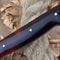 Custom Handmade Forged Damascus Steel Kitchen Chef Knife With Red Black Resin Handle 3