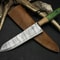 Professional Handmade Damascus Steel Chef Knife With Wooden Handle 0