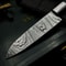 Elegant Handmade Damascus Steel Chef Knife With Wood Handle 3